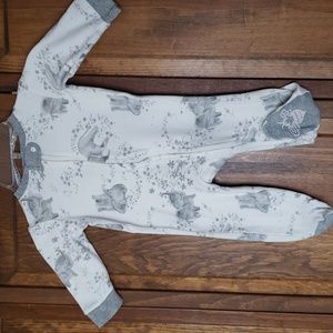 Burt's Bees Footed One Piece Pajamas Sz 3-6M
